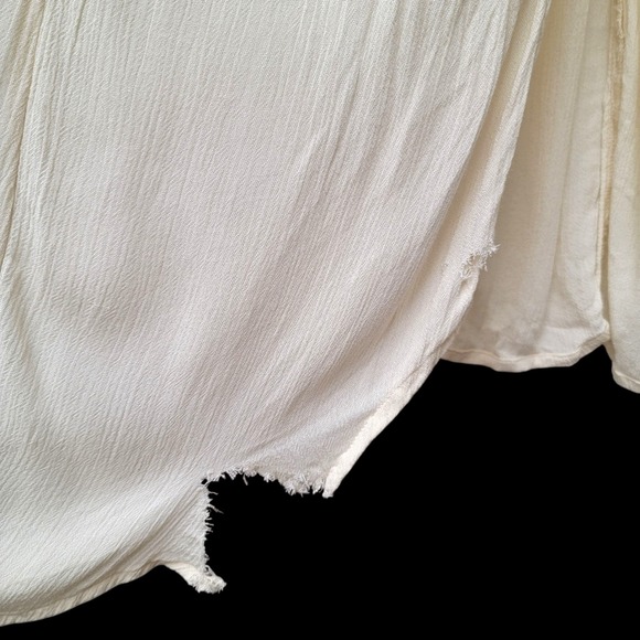 Free‎ People Fine And Mellow Blouse Long Dress Boho Upcycle DIY Victorian Ghost - Picture 11 of 16